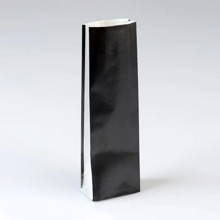 Пакет бумажный фасовочный, матовый, графит-серебро, 5,5 х 3 х 17 см Пакет бумажный фасовочный, матовый, графит-серебро, 5,5 х 3 х 17 см