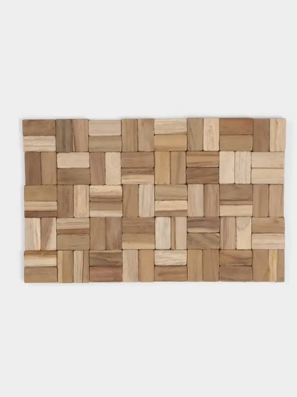 Коврик из тикового дерева, 30&times;20&times;0.7 см