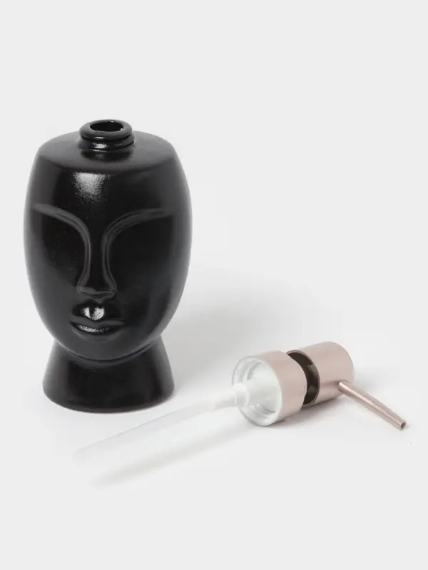 Аксессуары для ванной SAVANNA &laquo;Вуду&raquo;, 3 предмета, мыльница, дозатор для мыла, стакан, чёрные