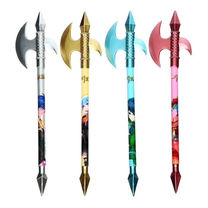 Ручка - прикол гелевая «Топор», МИКС