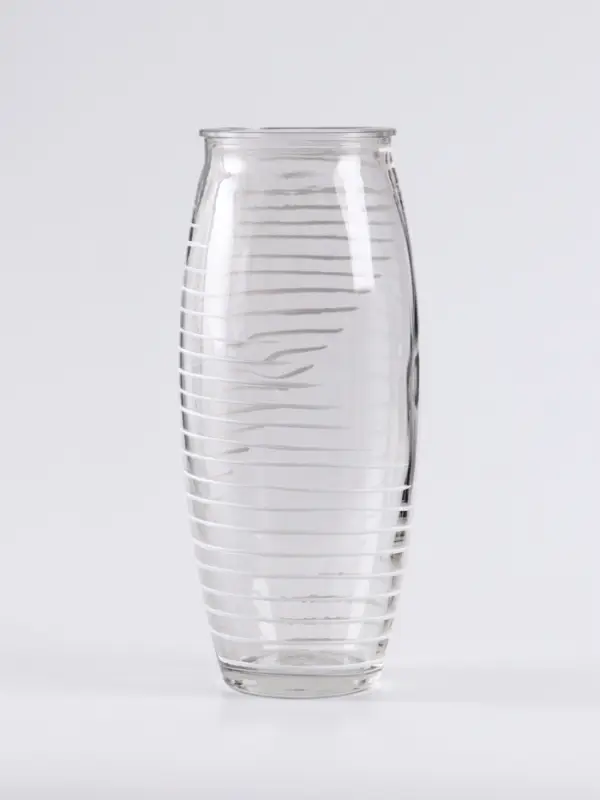 Ваза &laquo;Бриз&raquo;, дымка, h=23 см, стекло, прозрачная