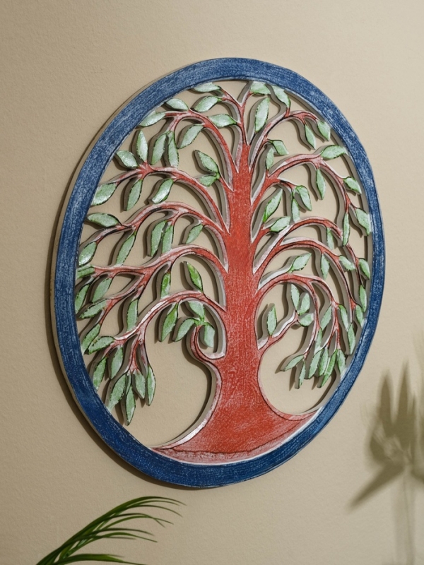 Панно резное МДФ  Панно резное МДФ "Древо жизни", 40х40х0,6 см