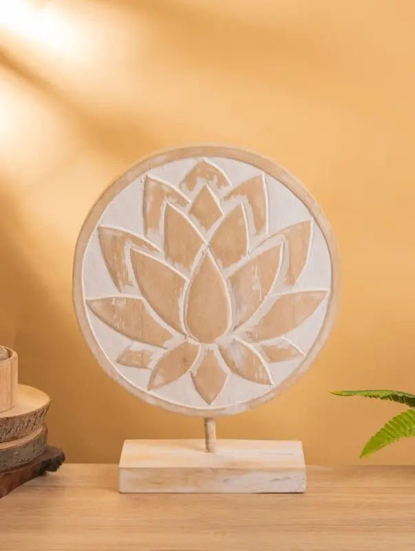 Сувенир интерьерный «Лотос», 29×10×37 см, дерево Сувенир интерьерный «Лотос», 29×10×37 см, дерево