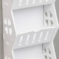Полка для ванной комнаты, 45&times;11&times;17 см, цвет белый
