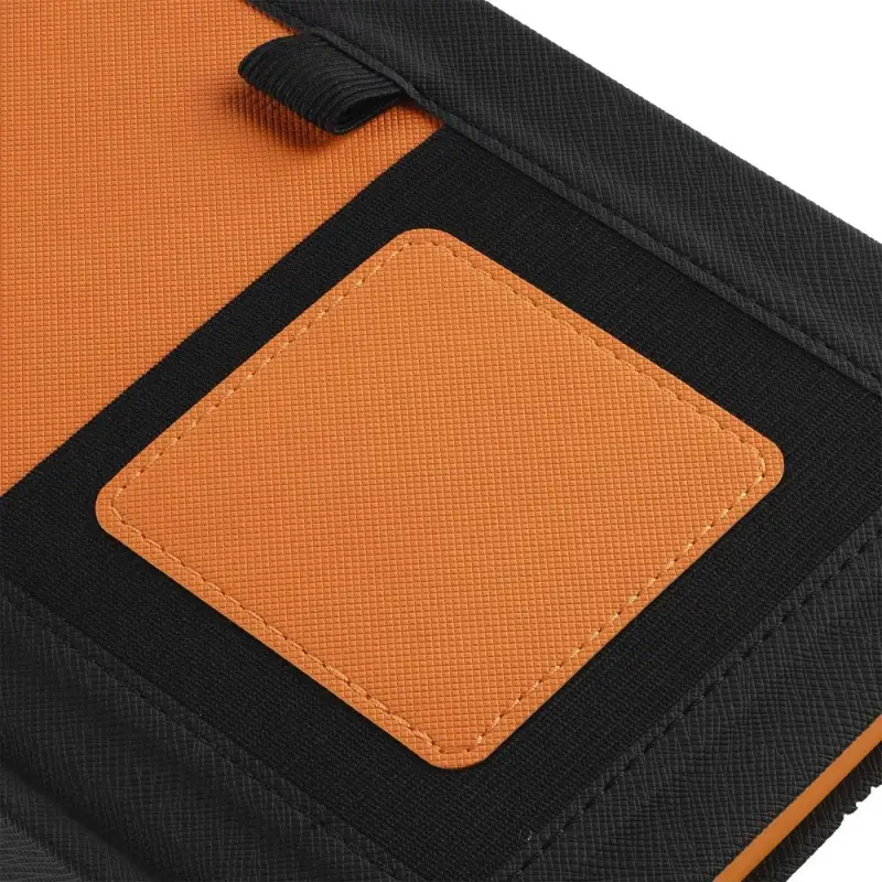 Ежедневник Mobile на заказ, недатированный, черно-оранжевый