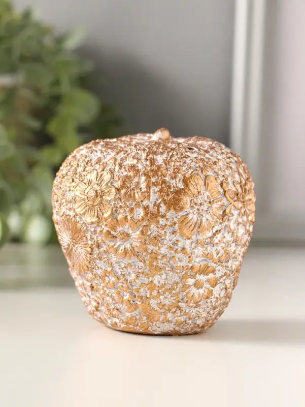 Копилка полистоун "Яблоко" 9,5х8,5 см