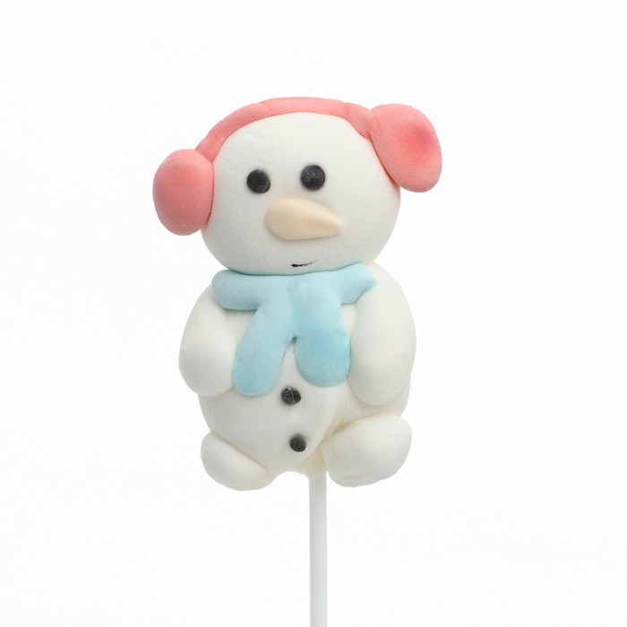 Маршмэллоу на палочке Маршмэллоу на палочке "Снеговик", 20 г