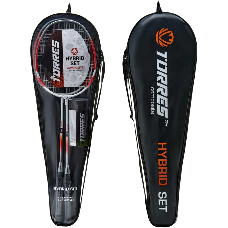 Набор для бадм. TORRES Hybrid Set, для начинающ.,со струнами,оранж.,BD23505