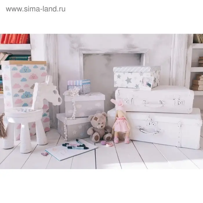 Коробка подарочная складная, упаковка, &laquo;Для секретиков&raquo;, 31&times;25.5&times;16 см