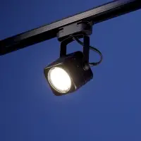 Трековый светильник Luazon Lighting под лампу Gu10, квадратный, чёрный