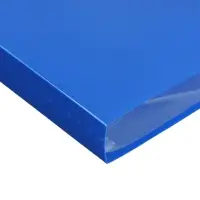 Папка с 20 вкладышами А4, 500 мкм, Calligrata, текстура &laquo;песок&raquo;, синяя