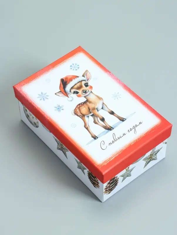 Набор подарочных новогодних коробок 10 в 1 &laquo;Новогодняя почта&raquo;, 30&times;19&times;11.5 - 12&times;6.5&times;4 см