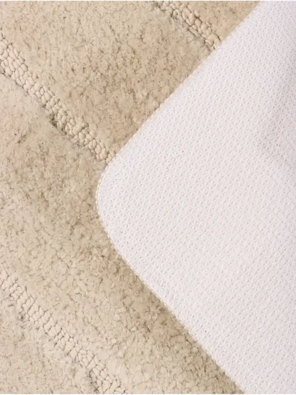 Коврик Savanna, 40&times;60 см, ворс 2 см, микрофибра, бежевый