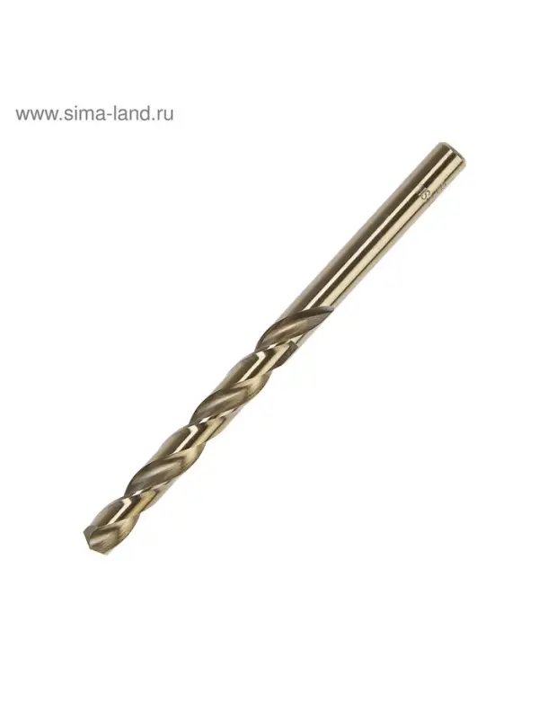 Сверло по металлу ТУНДРА, HSS-Co (5% кобальта), цилиндрический хвостовик, 8&times;115 мм