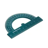 Транспортир 180&deg;, 10 см, ErichKrause Reef, МИКС