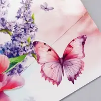 Конверт для денег формовой &laquo;Цветы&raquo;, 17.5&times;10 см