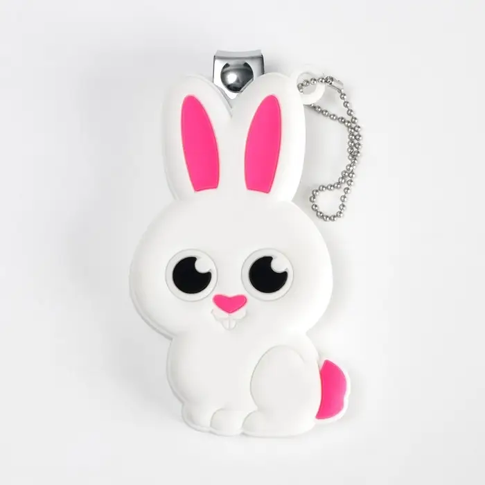 Детские, маникюрные щипчики - книпсеры «Малыши» с резиновой игрушкой, МИКС