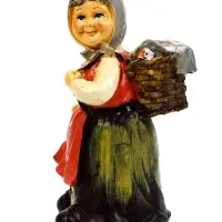 Садовая фигура из полистоуна &laquo;Бабушка с гусем&raquo;, 10&times;10&times;20 см, Greengo