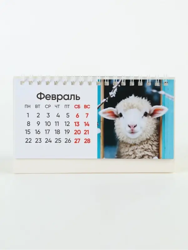 Календарь 2027, настольный домик фотореал 16&times;10.5 см