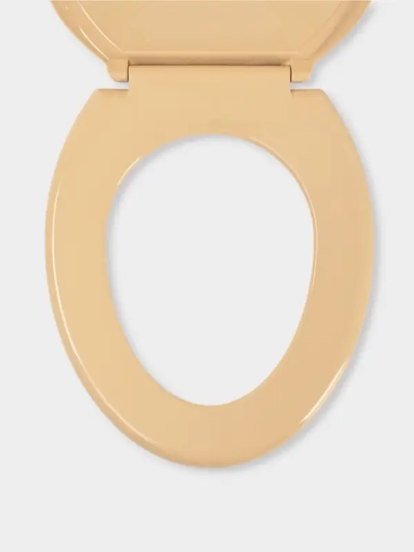 Сиденье для унитаза &laquo;Декор. Кожа&raquo;, 44.5&times;37.5 см, с крышкой, коричневое