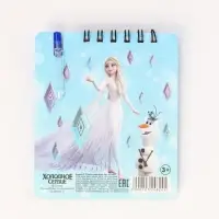 Блокнот А7 и мини ручка, Холодное сердце