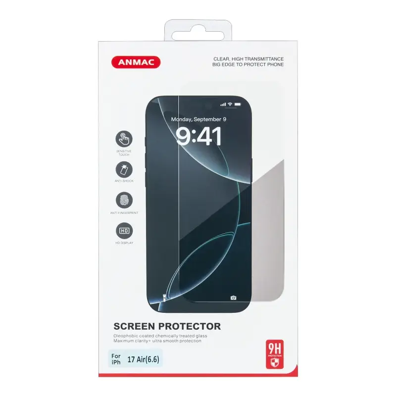 Защитное стекло для iPhone 17 Air 2.5D Clear ANMAC Арт. 1137574