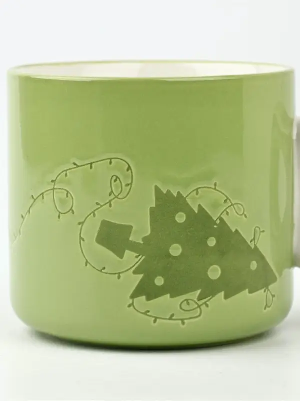 Кружка новогодняя керамическая &laquo;Новогодние радости&raquo;, 320 мл, ручная работа