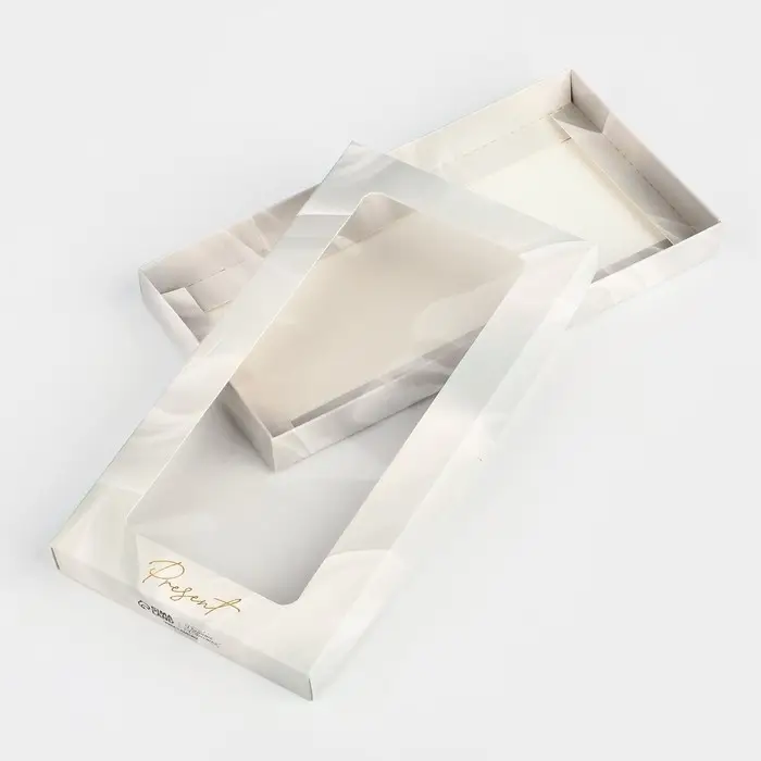 Коробка для шоколада «Нежность», с окном, 9.4 х 1.7 х 18.4 см Коробка для шоколада «Нежность», с окном, 9.4 х 1.7 х 18.4 см