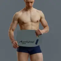 Доска для плавания ONLYTOP, 40&times;27.5&times;3.5 см, серая