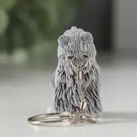 Брелок "Шаман в шкуре медведя" маленький, 4,1см