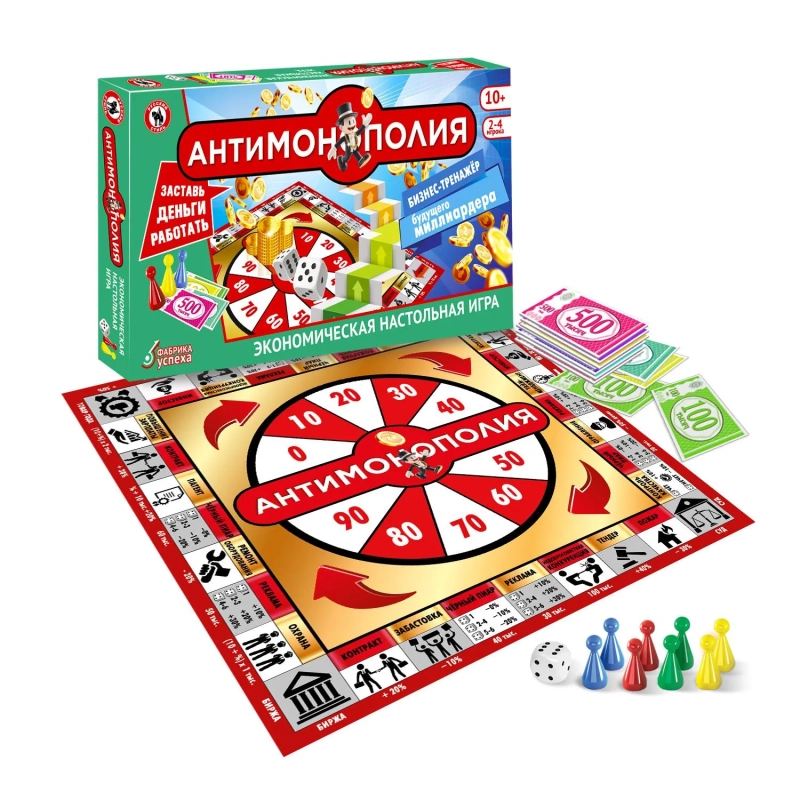 Настольная игра Экономическая 'АнтиМонополия', 50602