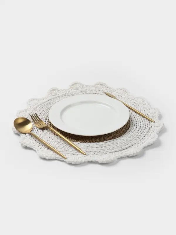 Салфетка сервировочная, 35 см, круглая