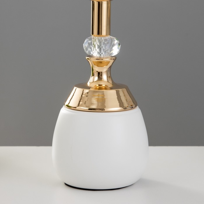 Настольная лампа Настольная лампа "Лейла" Е27 40Вт черно -золотой 25х25х41 см RISALUX