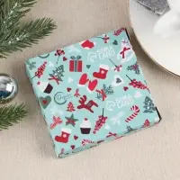 Подставка под чайный пакетик «С Новым годом!», 8.7 х 8.3 см Подставка под чайный пакетик «С Новым годом!», 8.7 х 8.3 см