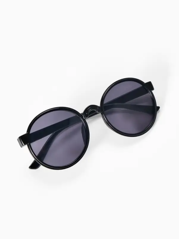 Очки солнцезащитные детские OneSun, uv 400, 13&times;12.5&times;4.6 см, линза 4.5&times;4.5 см, чёрные