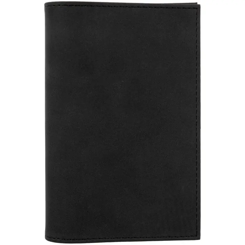 Обложка для паспорта Nubuk, черная Обложка для паспорта Nubuk, черная