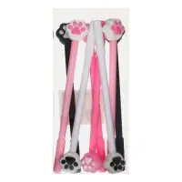 Ручка-прикол Calligrata &laquo;Кошачья лапка&raquo;, чёрный стержень, гелевая, МИКС