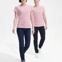 Футболка Miles Women белая с красным, размер XS