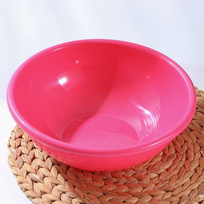 Чаша пластиковая, 3,5 л, цвет МИКС Чаша пластиковая, 3,5 л, цвет МИКС