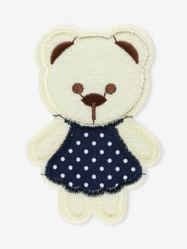 Термоаппликация &laquo;Мишка&raquo;, 10.5&times;7 см, бежевая