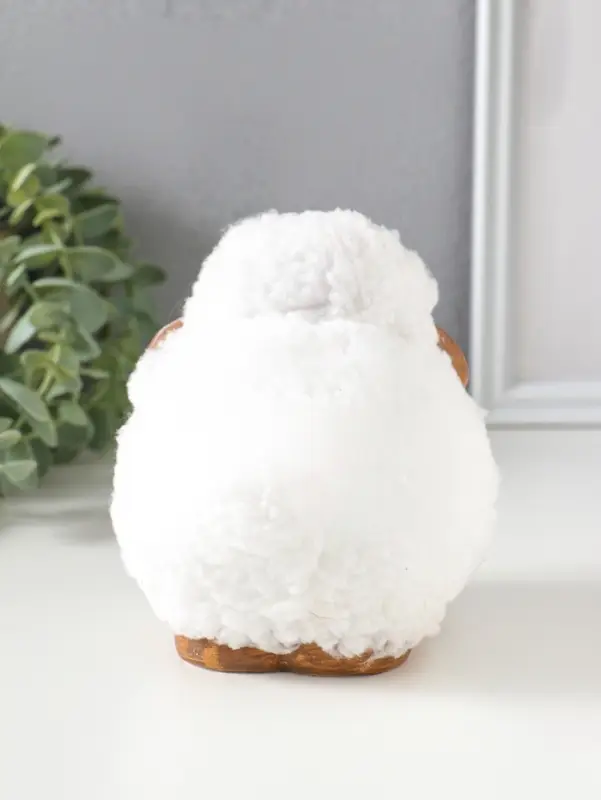 Сувенир керамика "Снежный барашек" 13,5х10,5х12 см