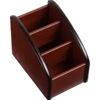 Органайзер 3 секции, серия Орех с кантом темным, 10&times;15.5 см