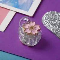 Крабики для волос «Маленькая радость», набор 4 шт., цветочек, 2 см, розовые