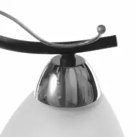 Люстра потолочная BayerLux &laquo;Лайма&raquo;, 2хЕ27, 40 Вт, черно-хромовый, 50&times;15&times;24 см