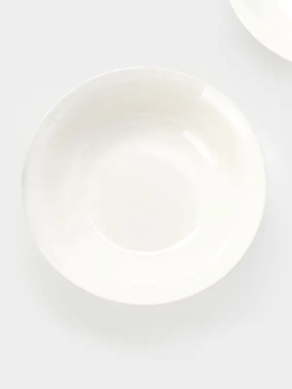 Тарелки глубокие WY Renessans, 850 мл, d=22.5 см, набор 2 шт., фарфор, белые