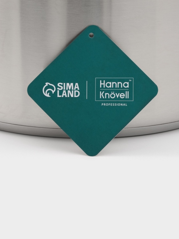 Ковш 9,8 л, d=28, h=16 см, с крышкой, толщина стенки 0,8 мм, индукция, две ручки Ковш 9,8 л, d=28, h=16 см, с крышкой, толщина стенки 0,8 мм, индукция, две ручки