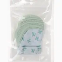 Прорезыватель на ручку для зубов &laquo;Кактусы&raquo;, светло-зеленый