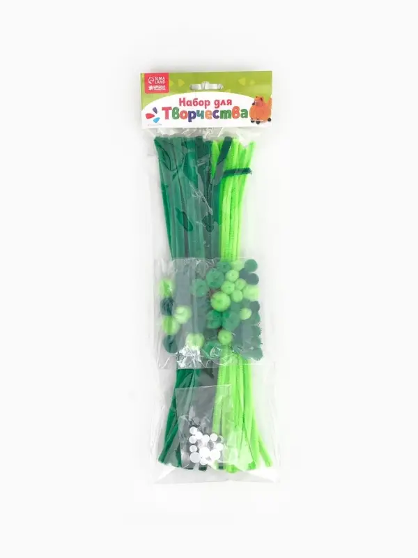 Синельная проволока, набор для творчества из проволоки с ворсом, помпонов и глаз