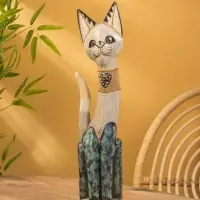 Сувенир &laquo;Кошка&raquo;, 60&times;14&times;6 см, дерево, МИКС