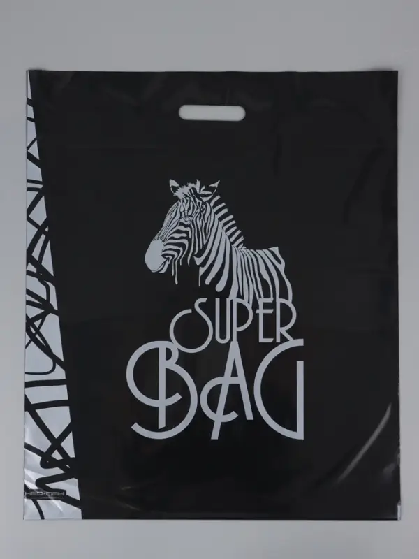 Пакет "БЭГ, полиэтиленовый с вырубной ручкой 50х60 см, 100 мкм